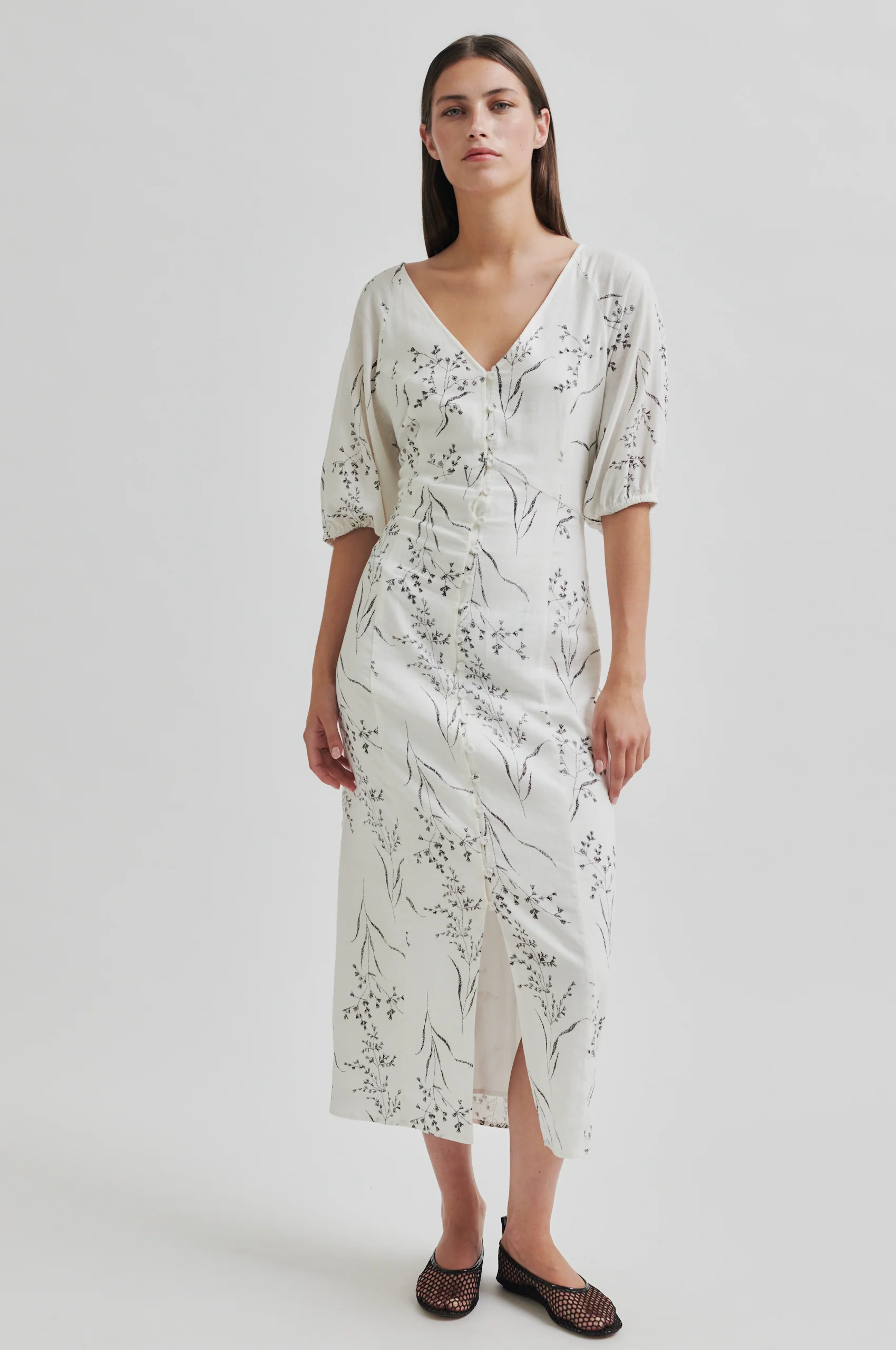 Second Female Eline Dress - White Alyssum