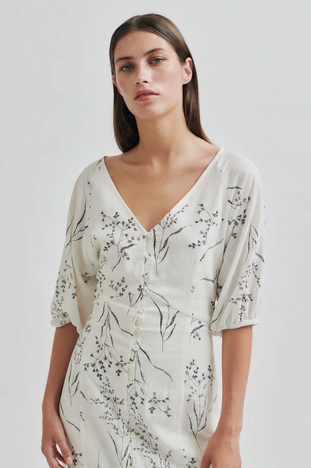 Second Female Eline Dress - White Alyssum