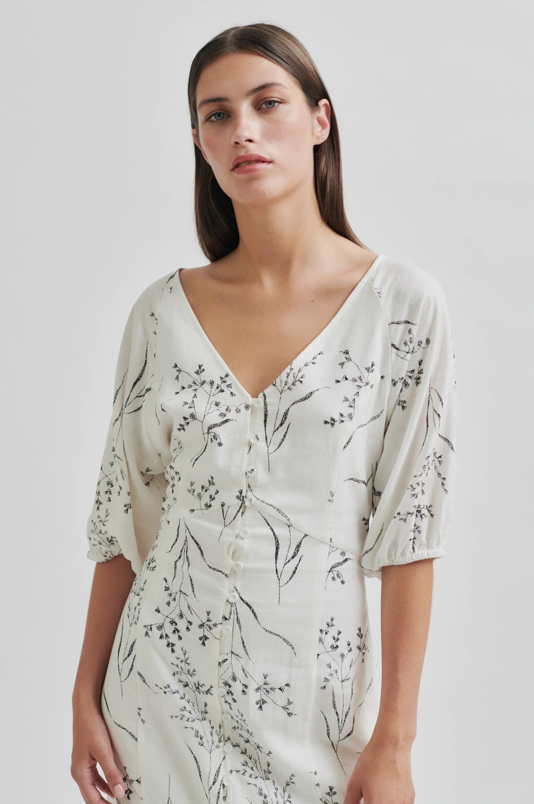 Second Female Eline Dress - White Alyssum