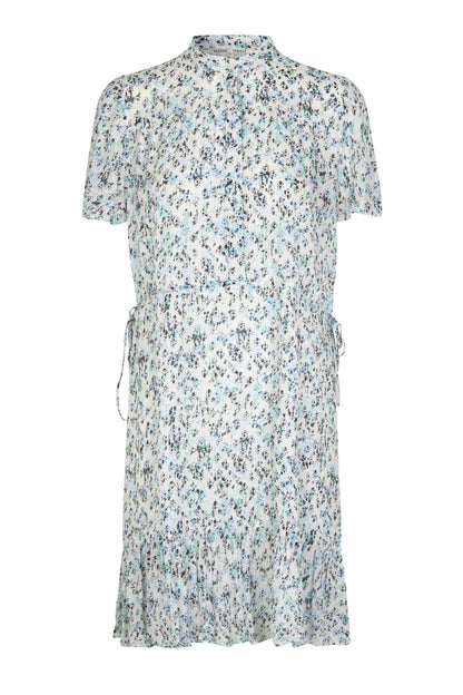 Second Female Elle Printed Dress - Alaskan Blue