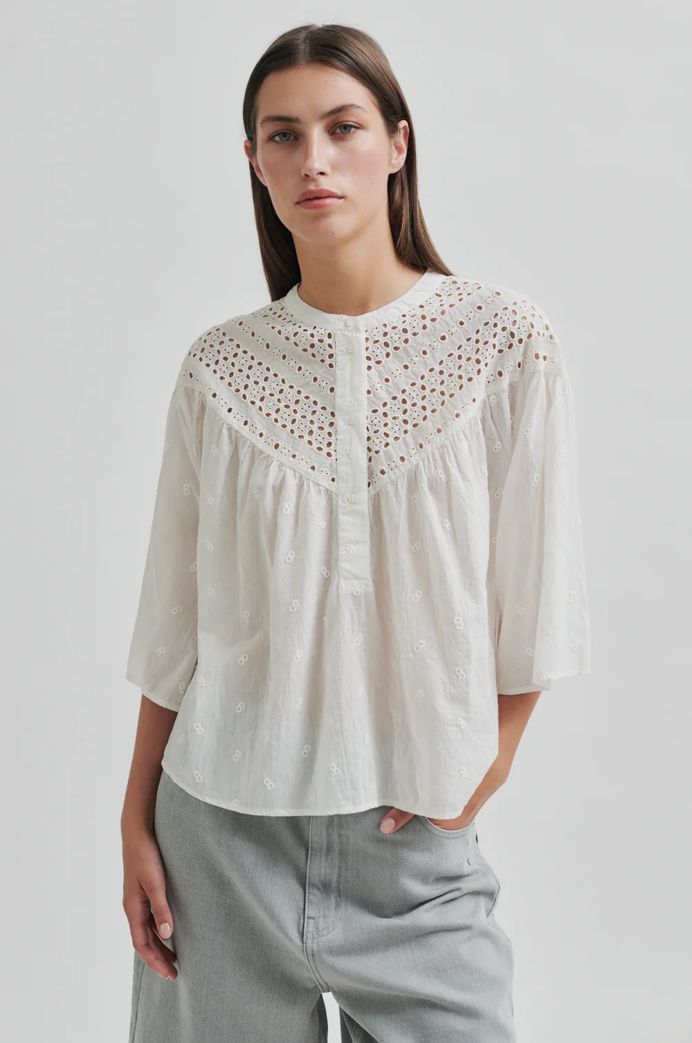 Second Female Ericae Blouse - White Alyssum