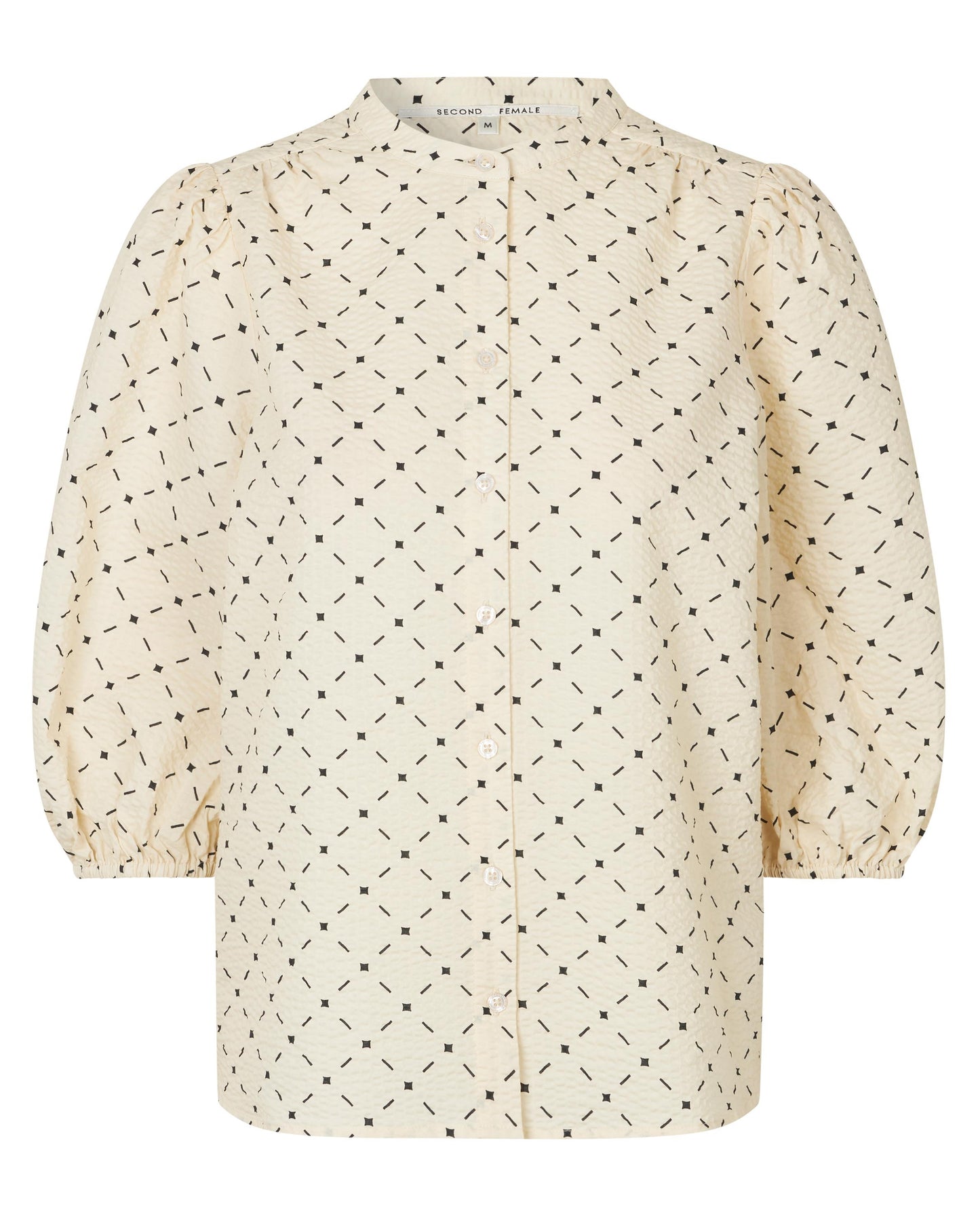 Second Female Esa Printed Shirt - Pumice Stone