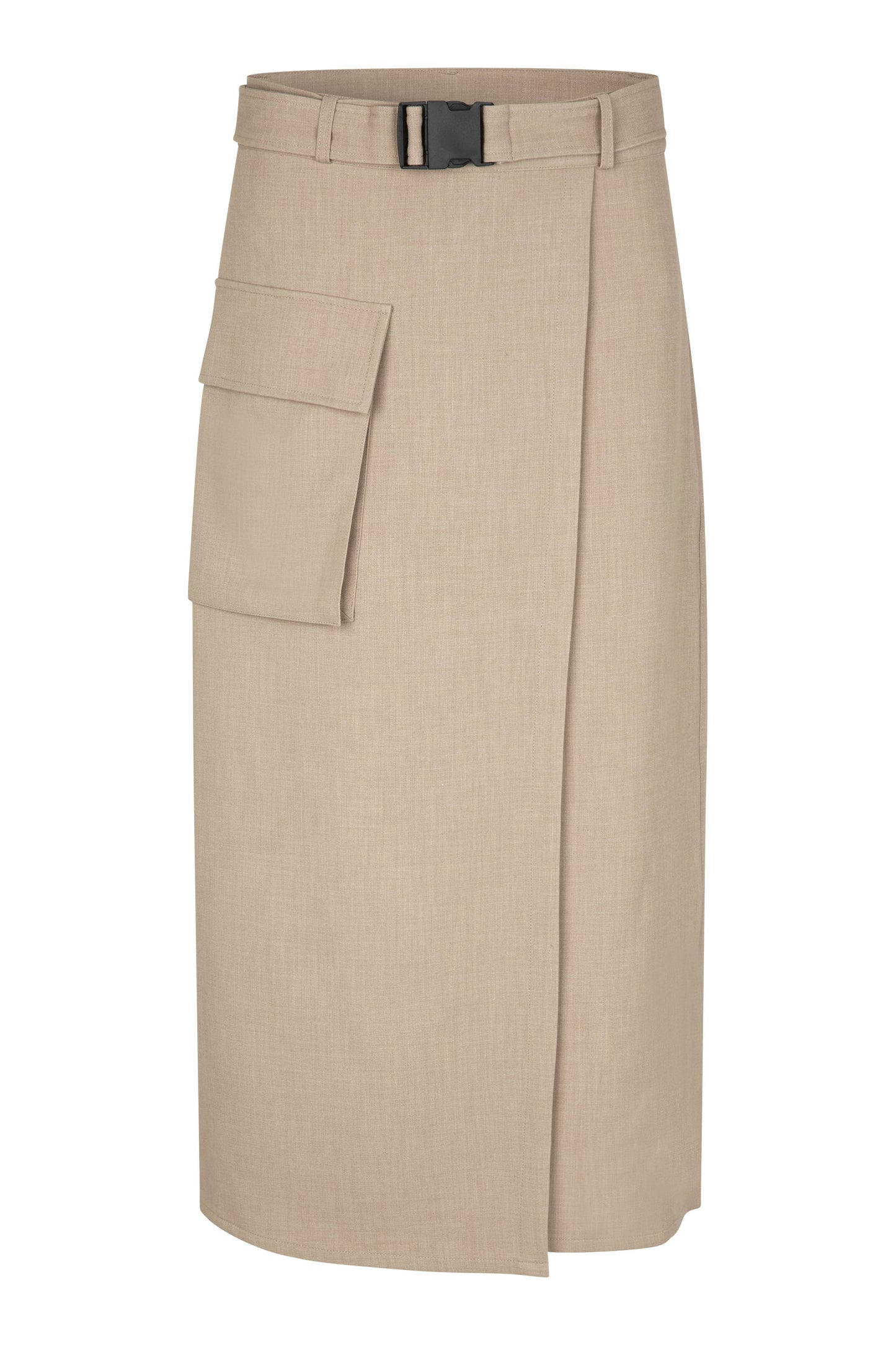 Second Female Felice Pocket Detail Skirt - Roasted Cashew