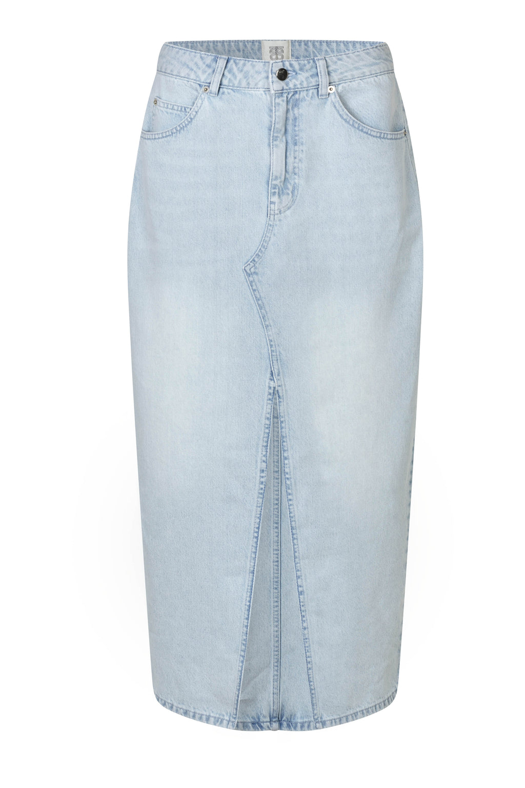 Second Female Fira Skirt - Light Denim Blue
