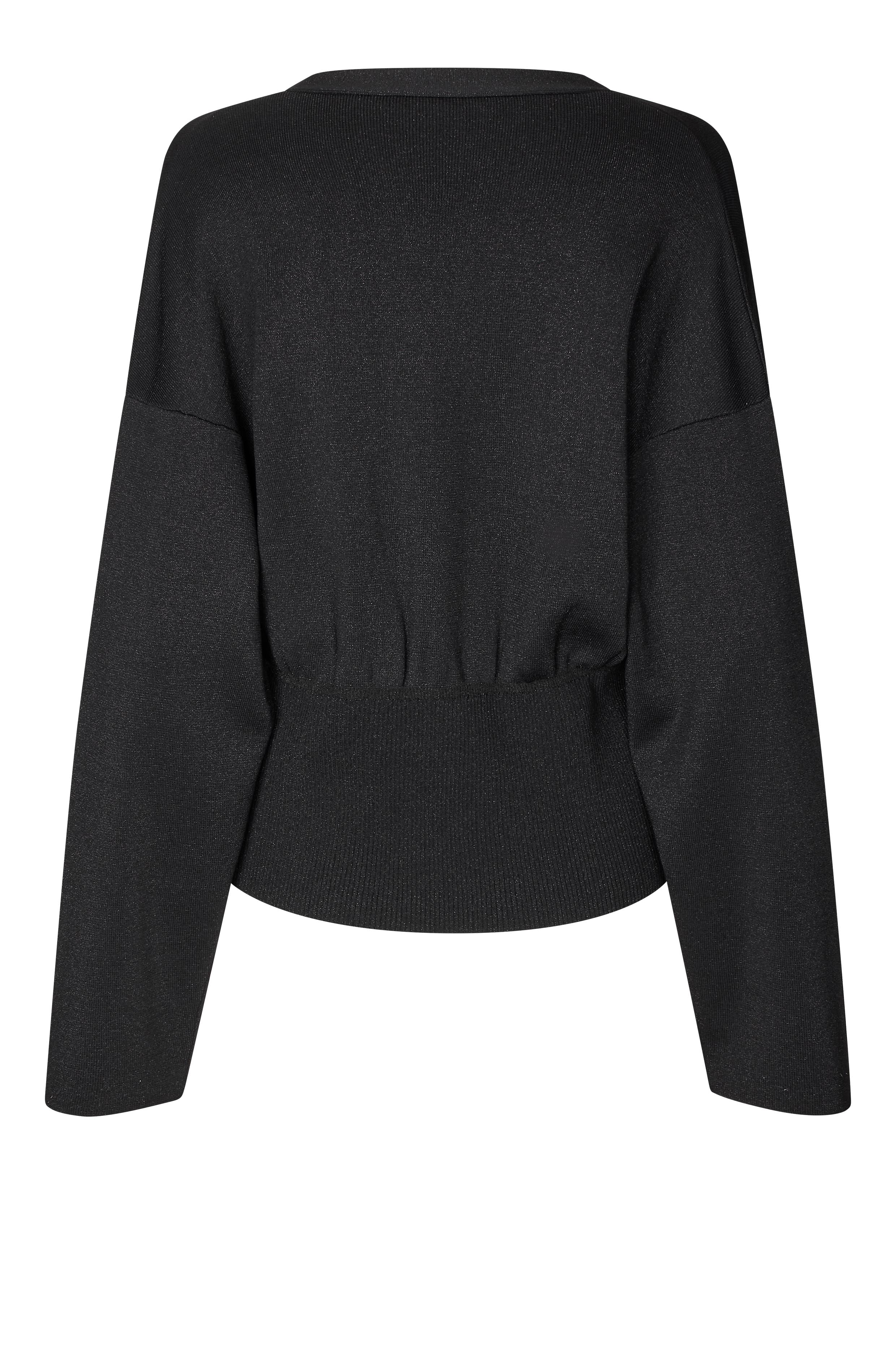 Second Female Flashy Cardigan - Black