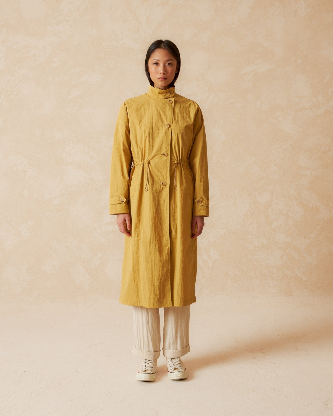 Indi & Cold Adjustable Trench Coat (GF140) - Maiz