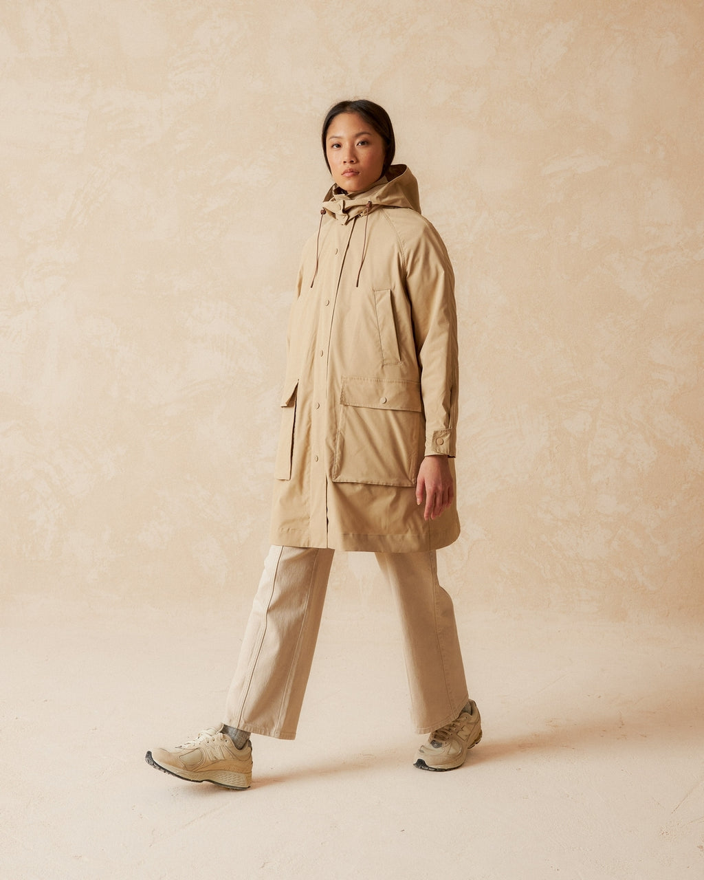 Indi & Cold Trench Coat with Vest (GF700) - Arena