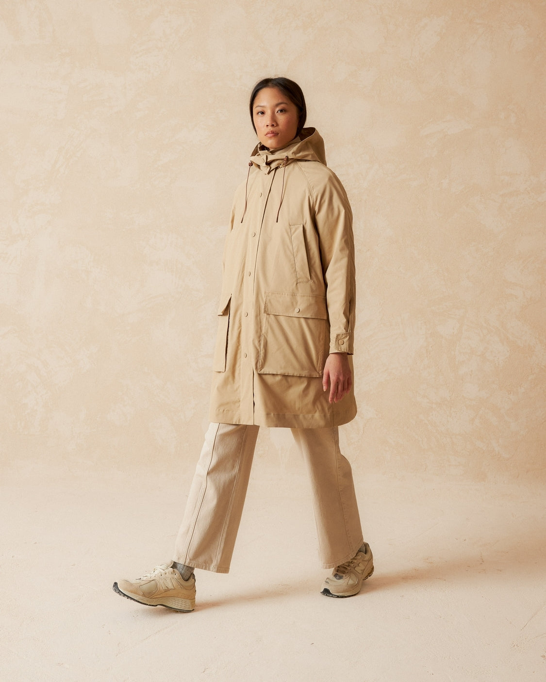Indi & Cold Trench Coat with Vest (GF700) - Arena