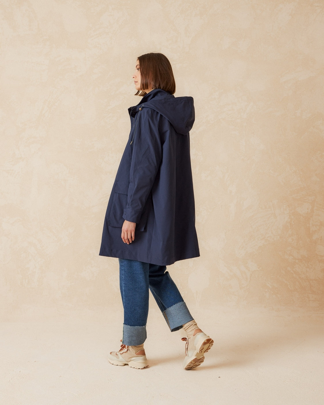 Indi & Cold Trench Coat with Vest (GF700) - Marino