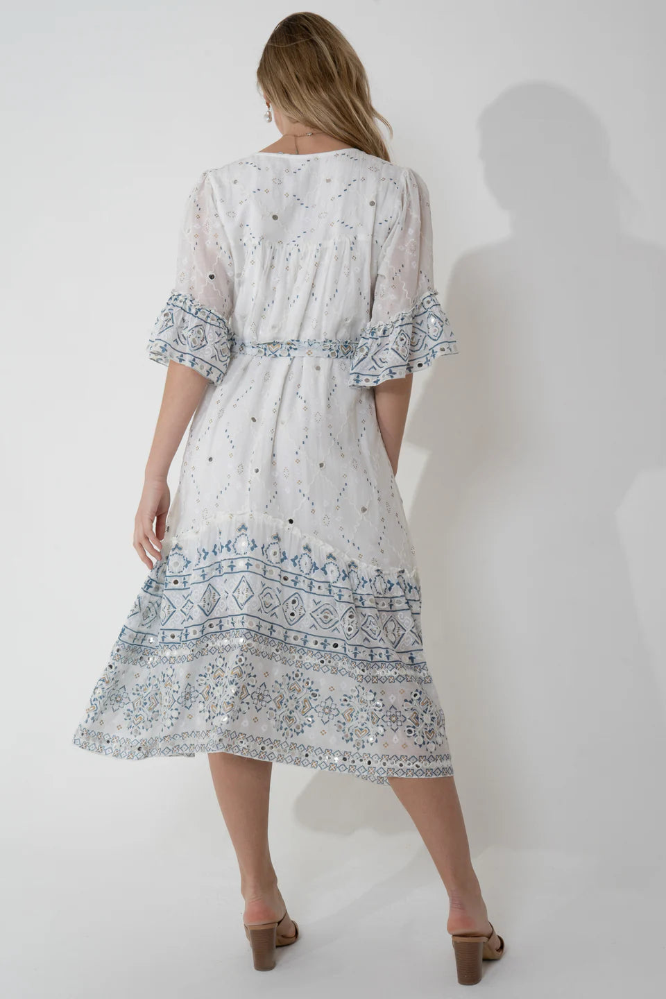 Goa Paris Gabrielle Dress - Bleu