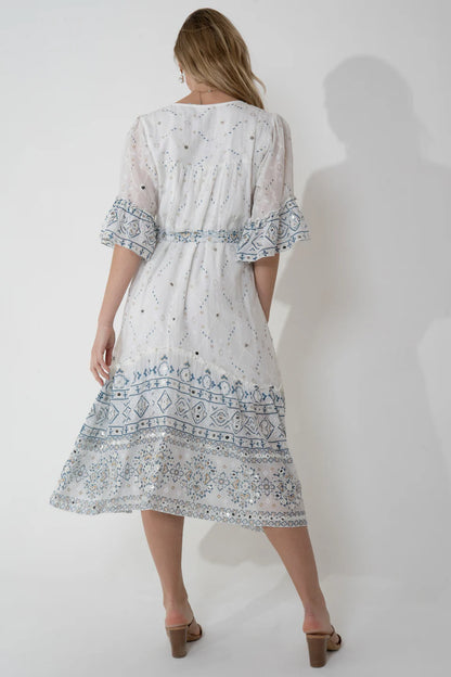 Goa Paris Gabrielle Dress - Bleu