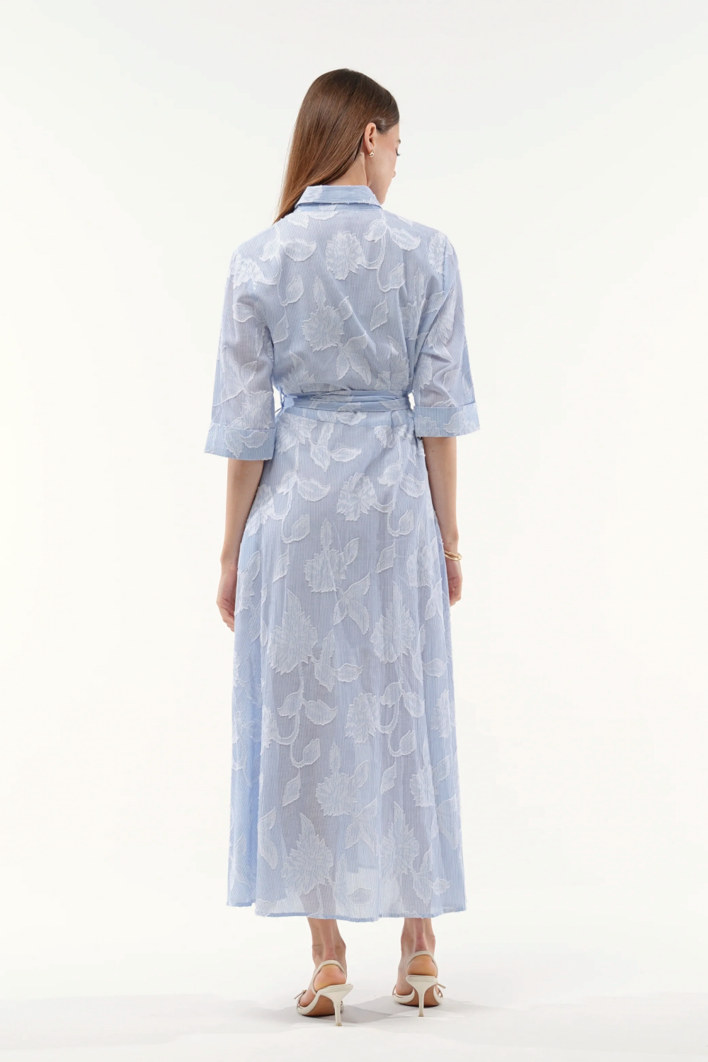 Goa Paris Haley Long Dress - Bleu