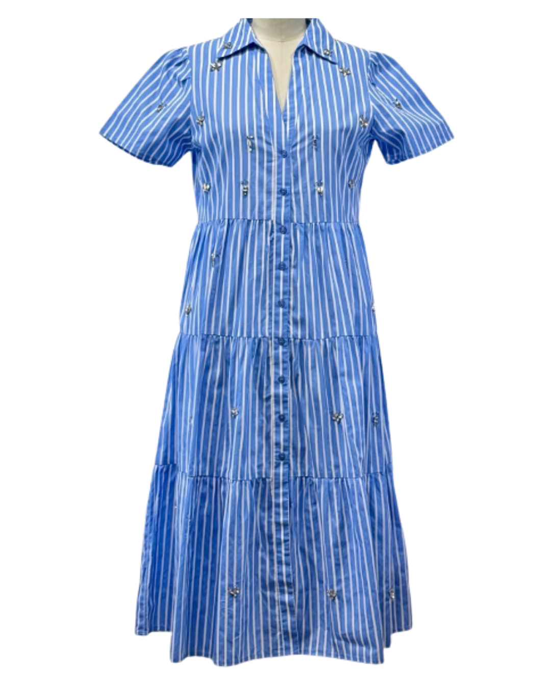 Goa Paris Lia Dress  - Bleu