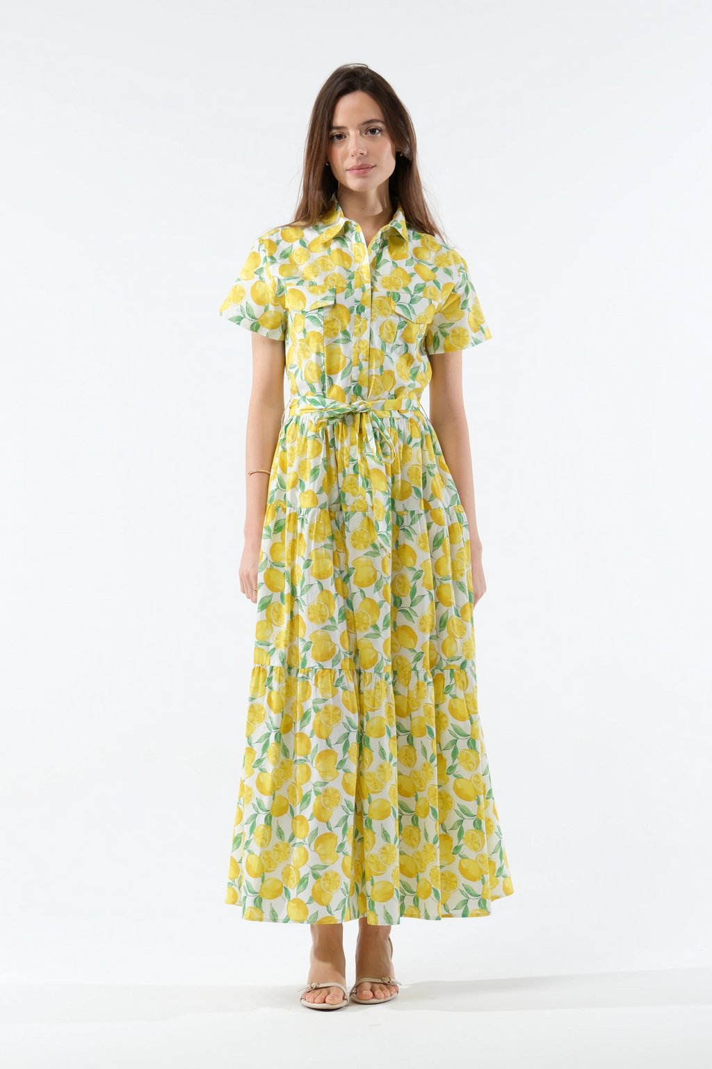Goa Paris Nueva Dress - Lemon