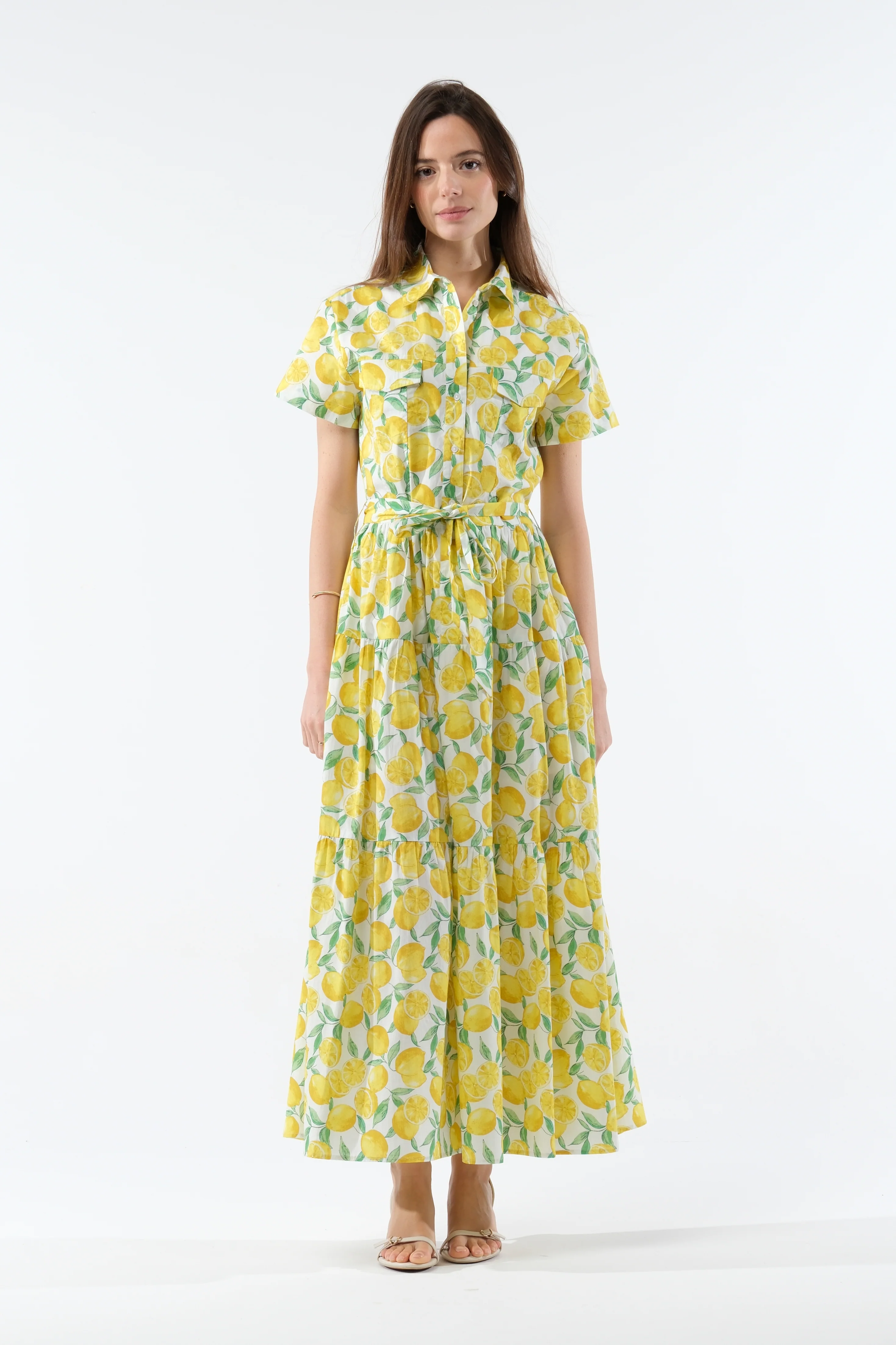 Goa Paris Nueva Dress - Lemon