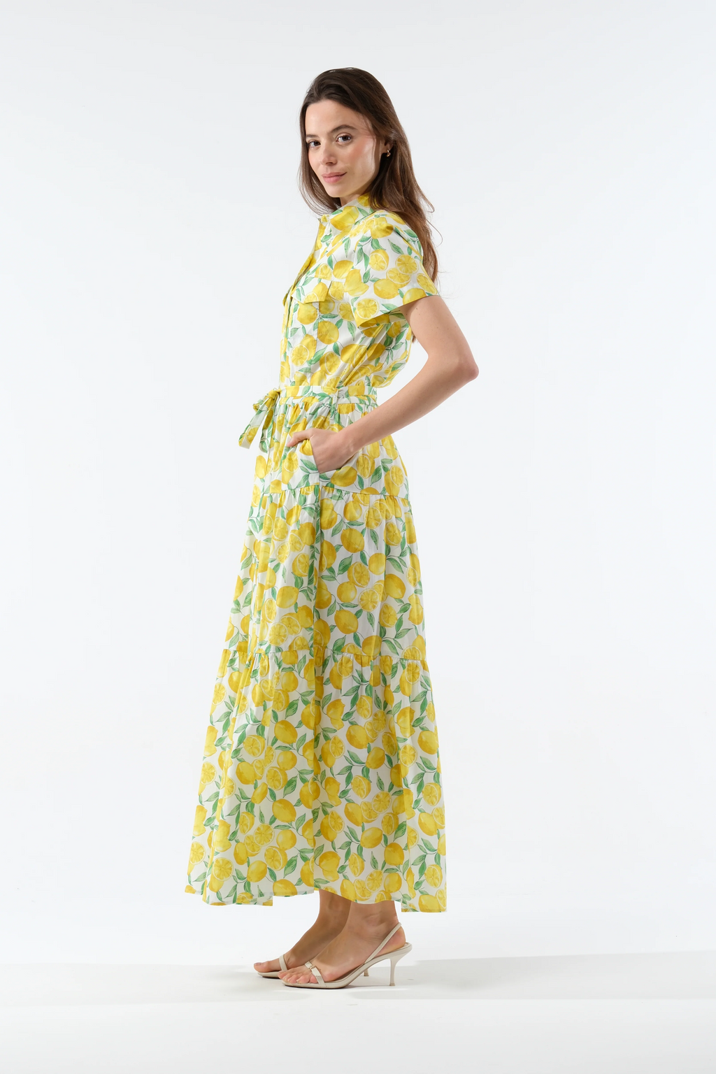 Goa Paris Nueva Dress - Lemon