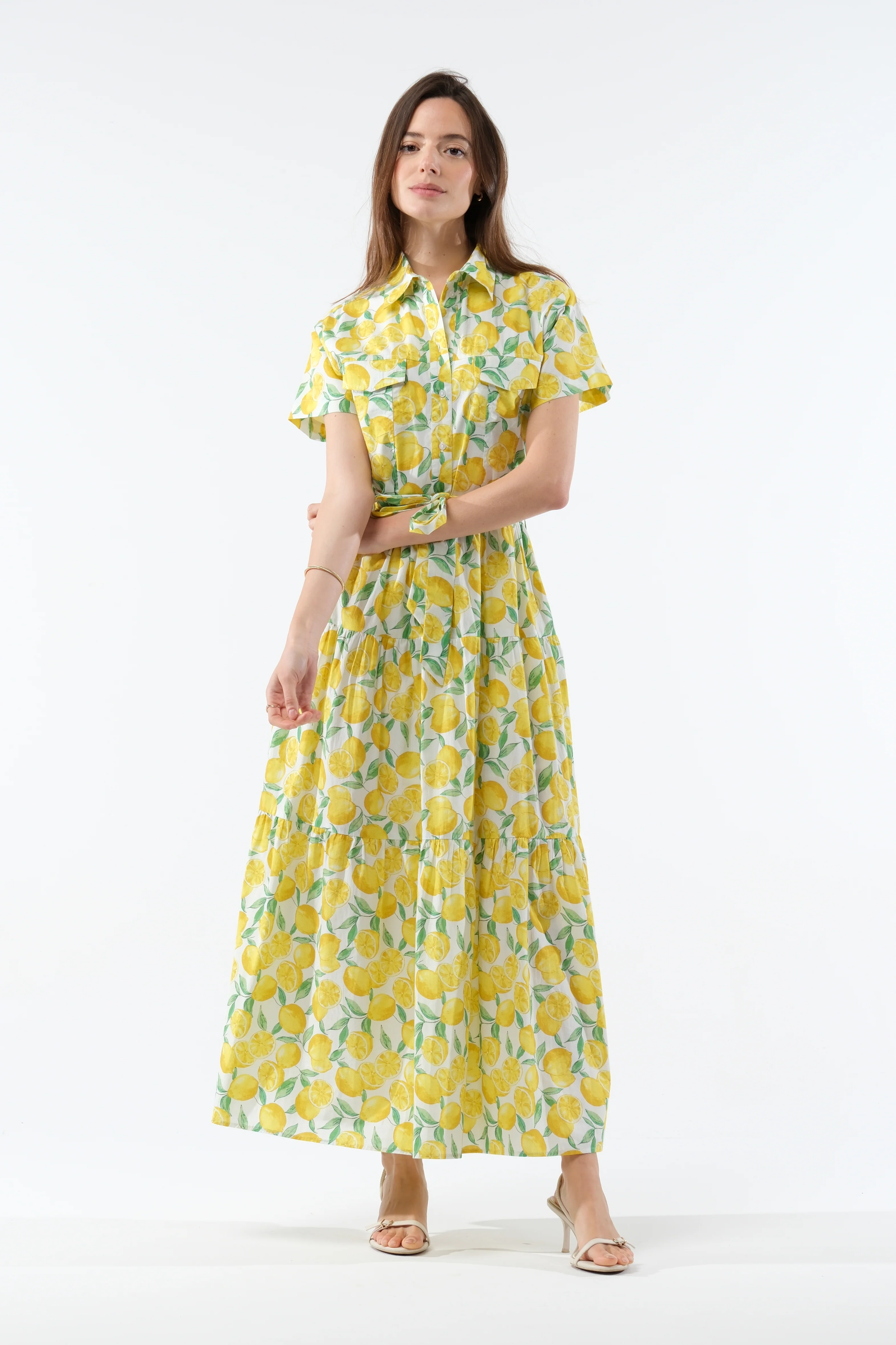 Goa Paris Nueva Dress - Lemon