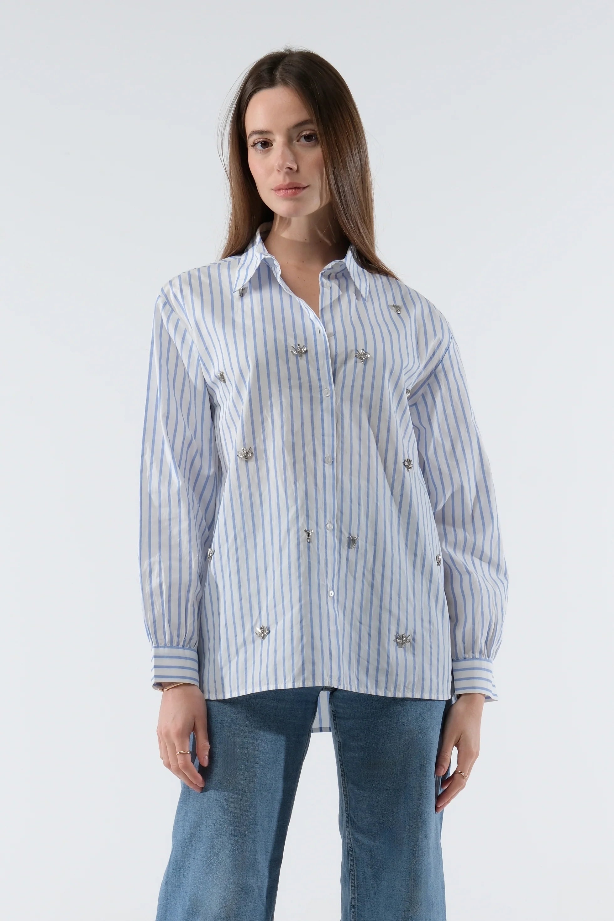 Goa Paris Roys Shirt - White/Bleu
