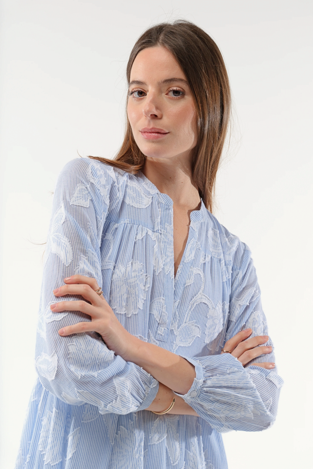 Goa Paris Claudia Dress - Bleu