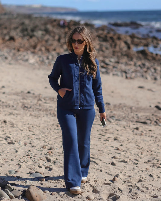 Maya Melbourne Stockholm Fleece Pant - Navy