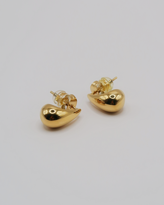 Humbleworks Bacall Medium Tear Drop Earrings - Gold
