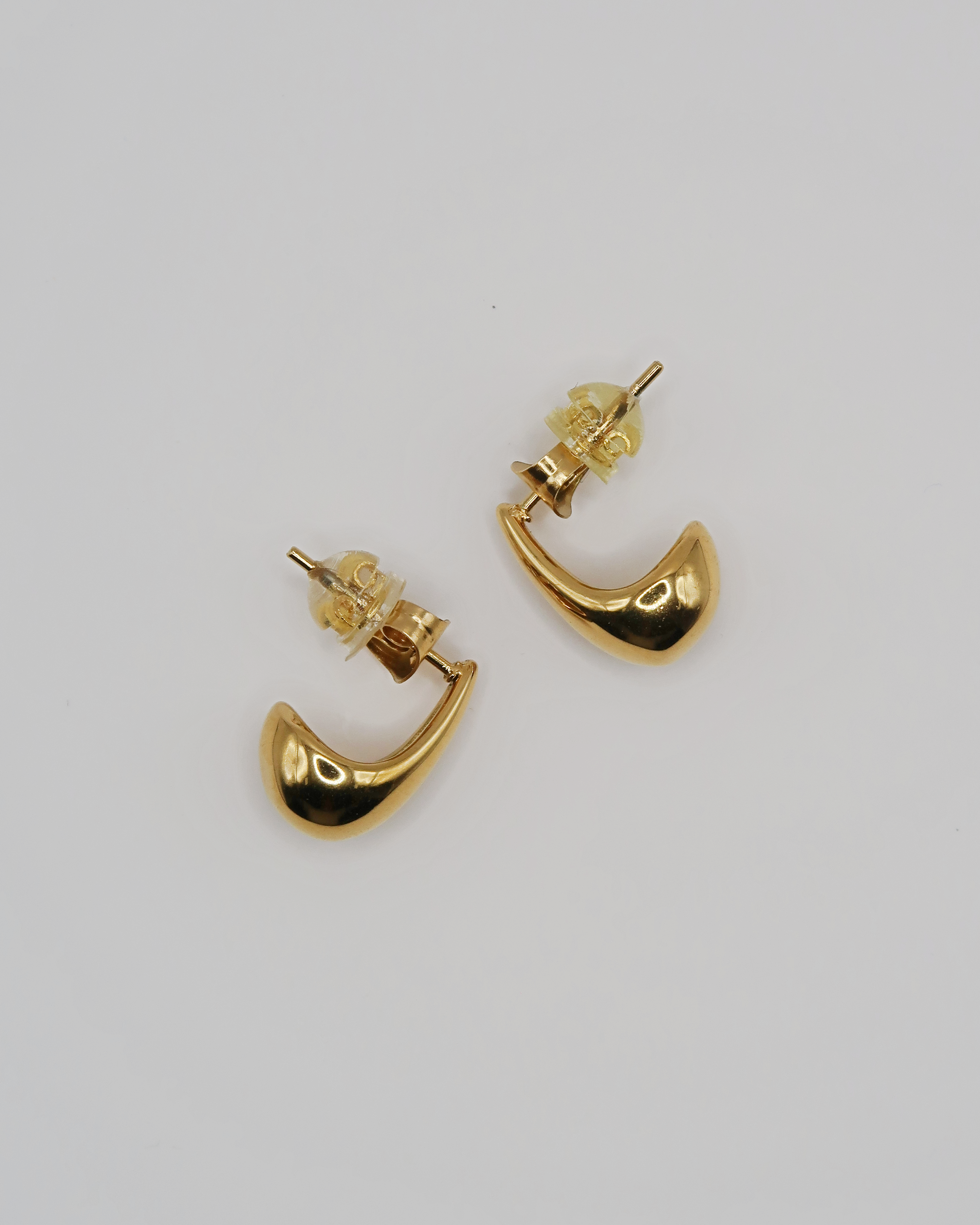 Humbleworks Bacall Medium Tear Drop Earrings - Gold