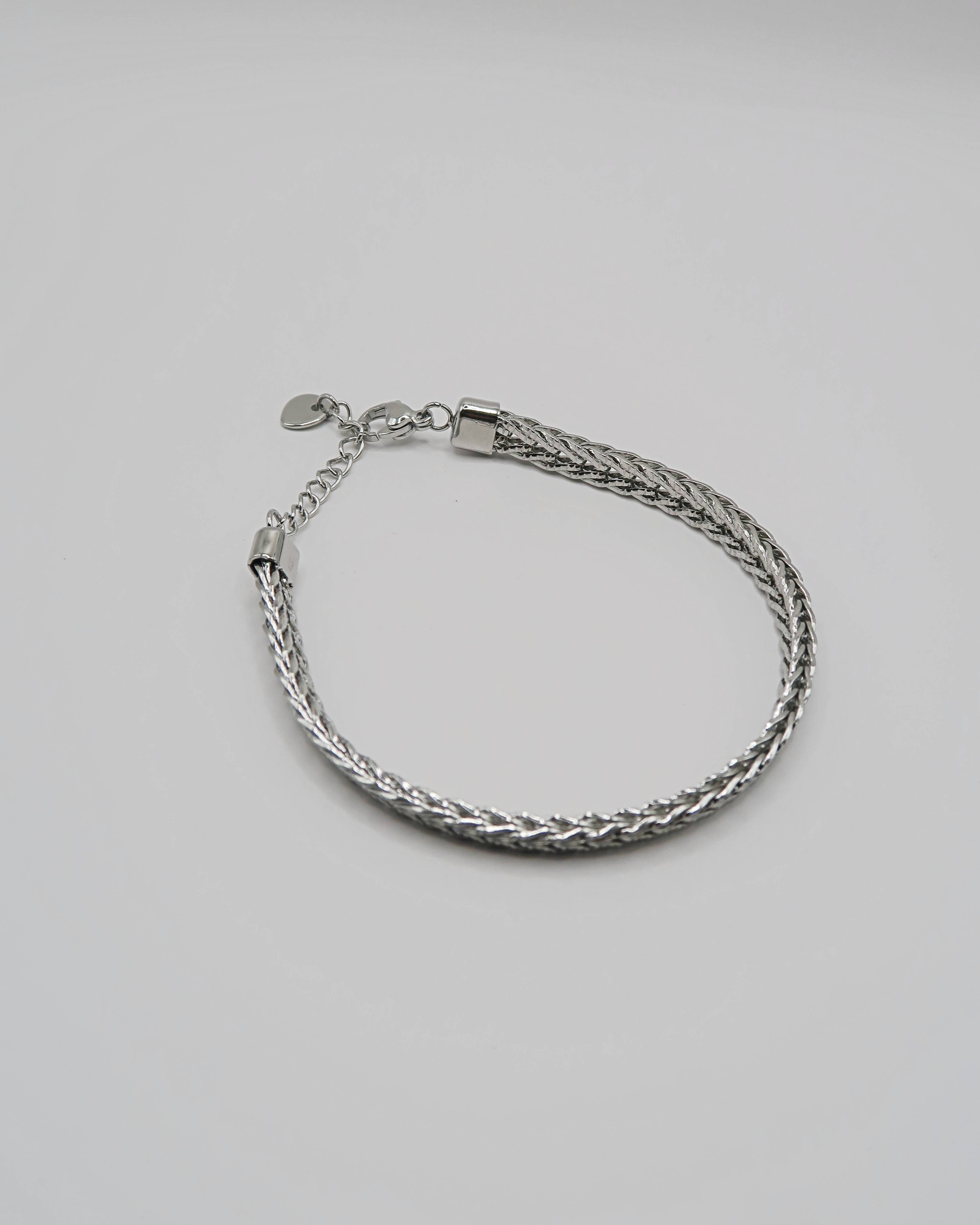 Humbleworks Boyd Herringbone Chain Bracelet - Silver