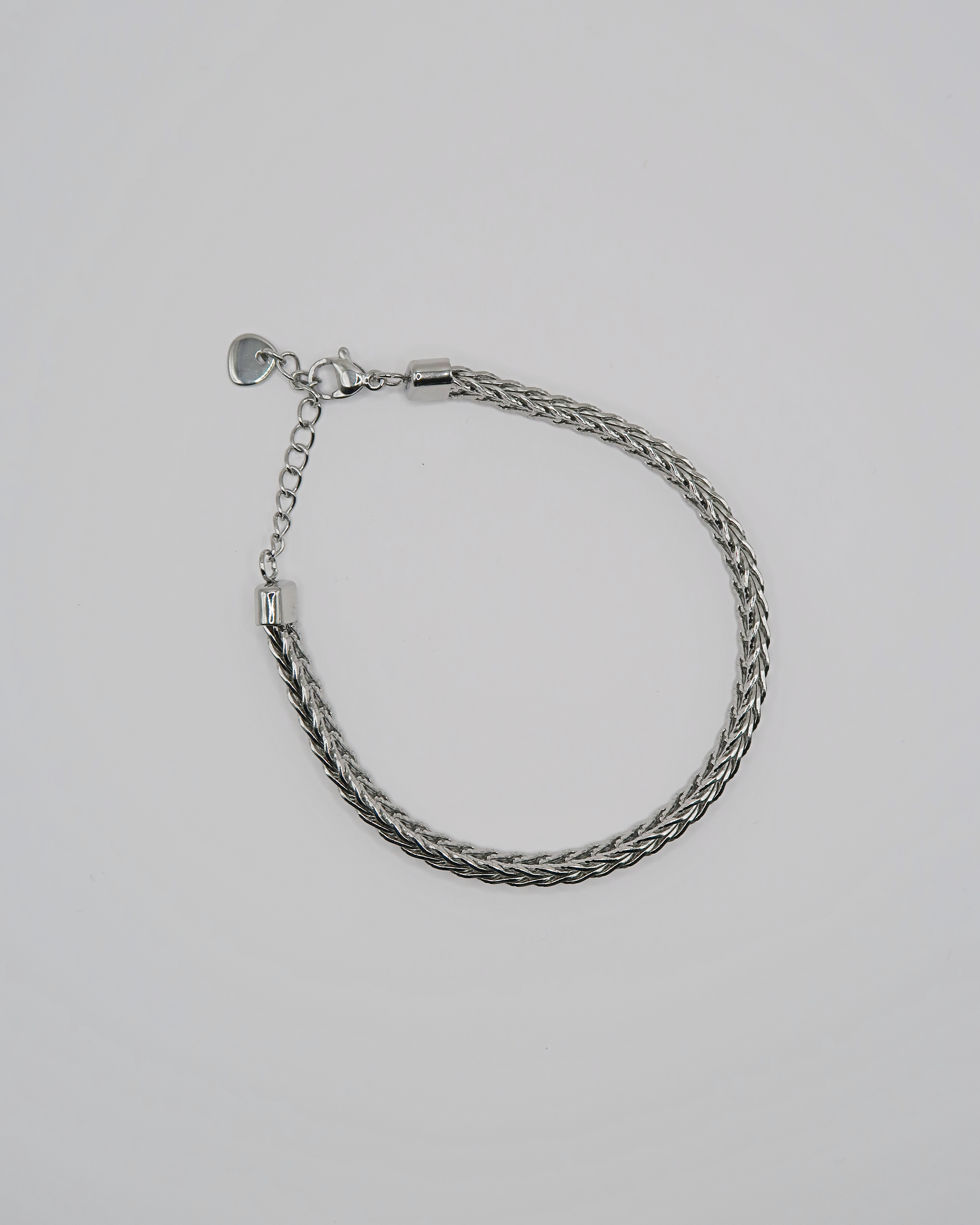 Humbleworks Boyd Herringbone Chain Bracelet - Silver