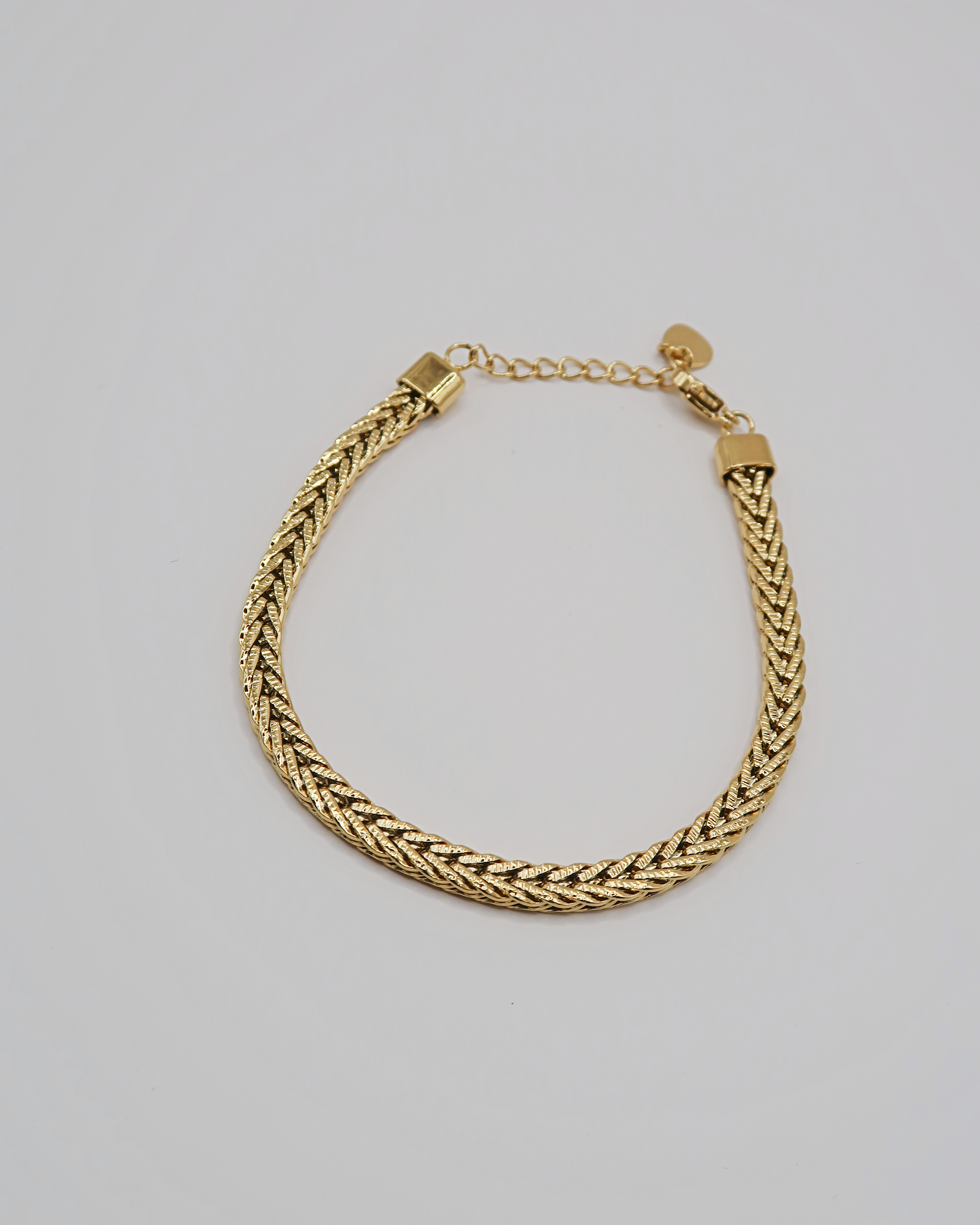Humbleworks Boyd Herringbone Chain Bracelet - Gold