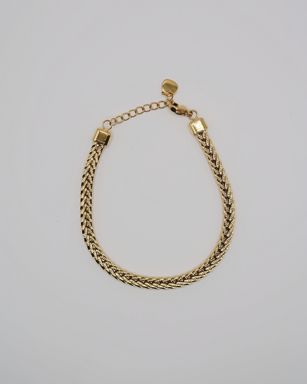 Humbleworks Boyd Herringbone Chain Bracelet - Gold