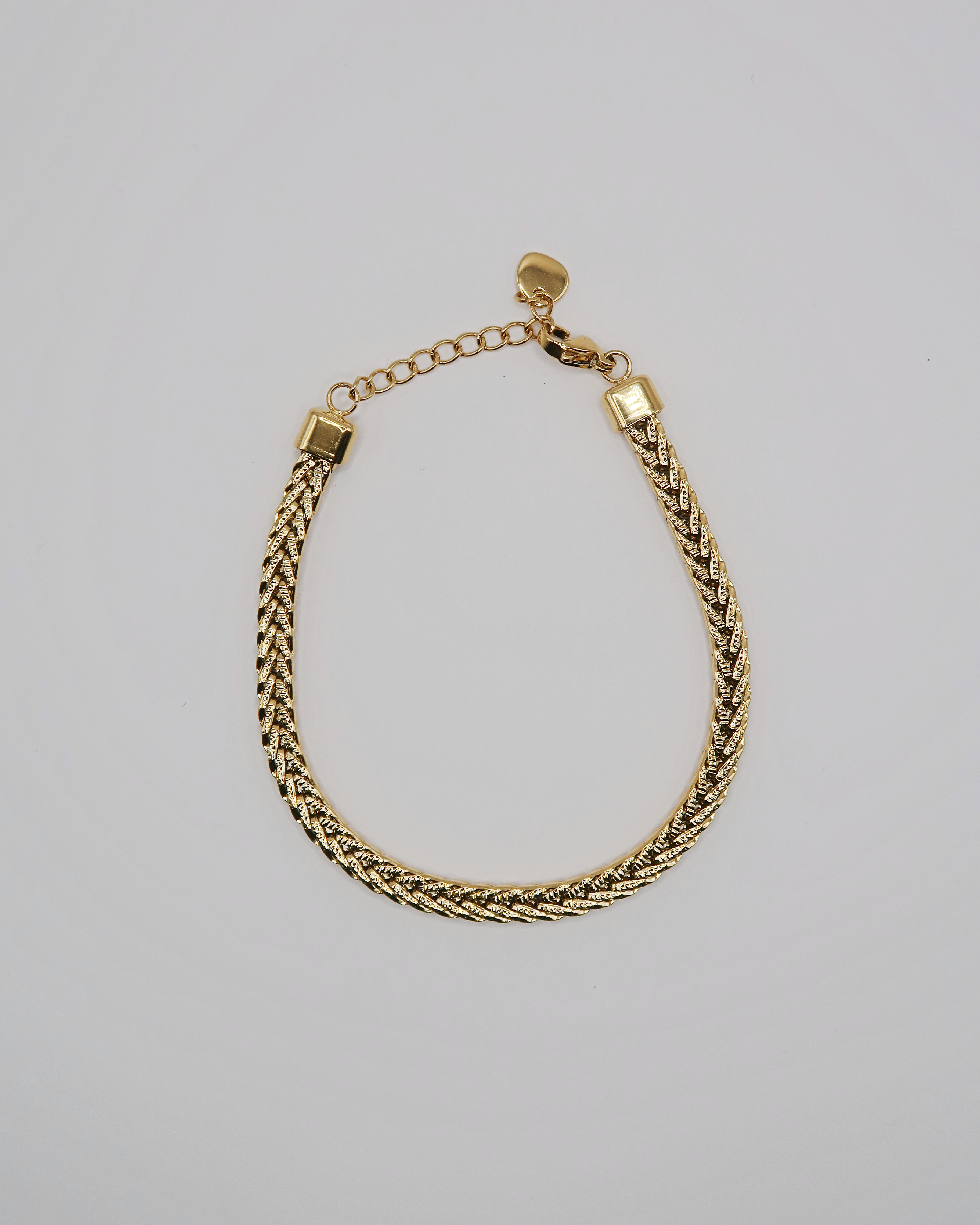 Humbleworks Boyd Herringbone Chain Bracelet - Gold