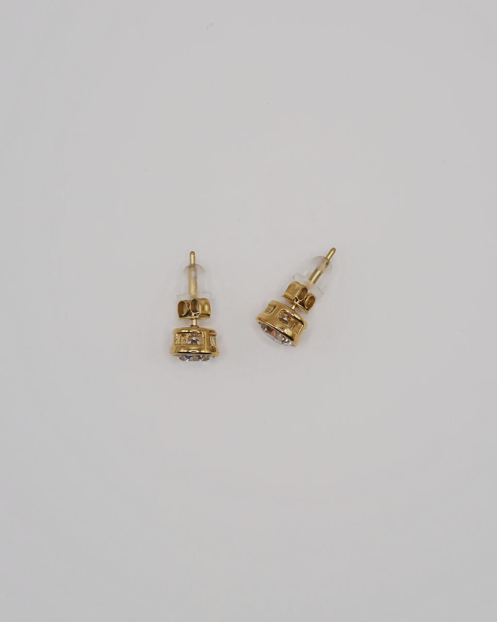 Humbleworks Connor Large Zircon Earrings - Gold