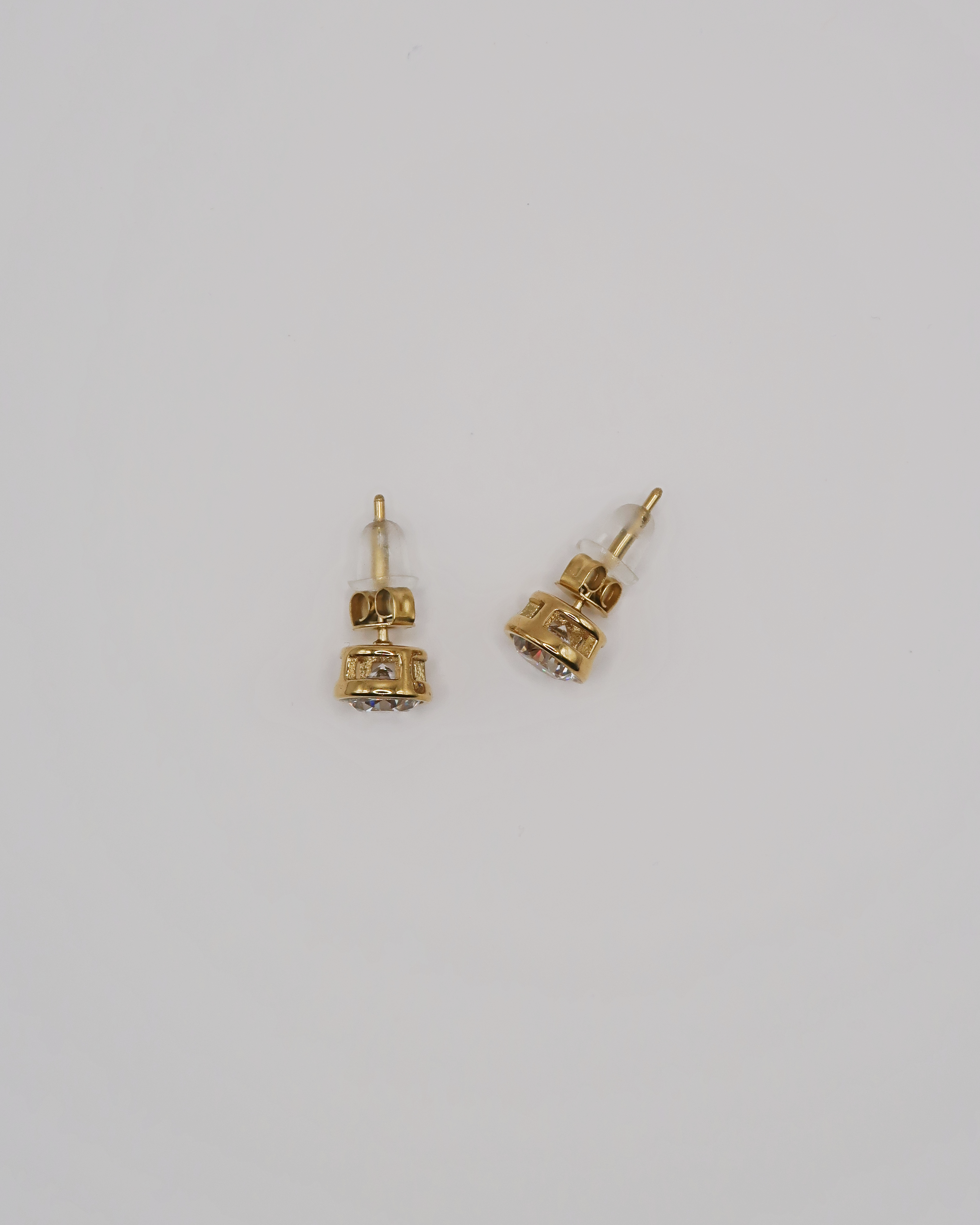 Humbleworks Connor Large Zircon Earrings - Gold