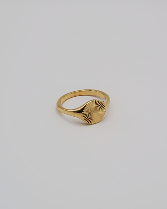 Humbleworks Cruz Geometric Ring - Gold