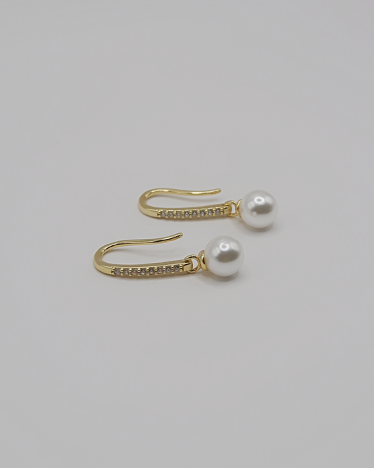 Humbleworks Dolce Zircona Drop Earrings - Gold