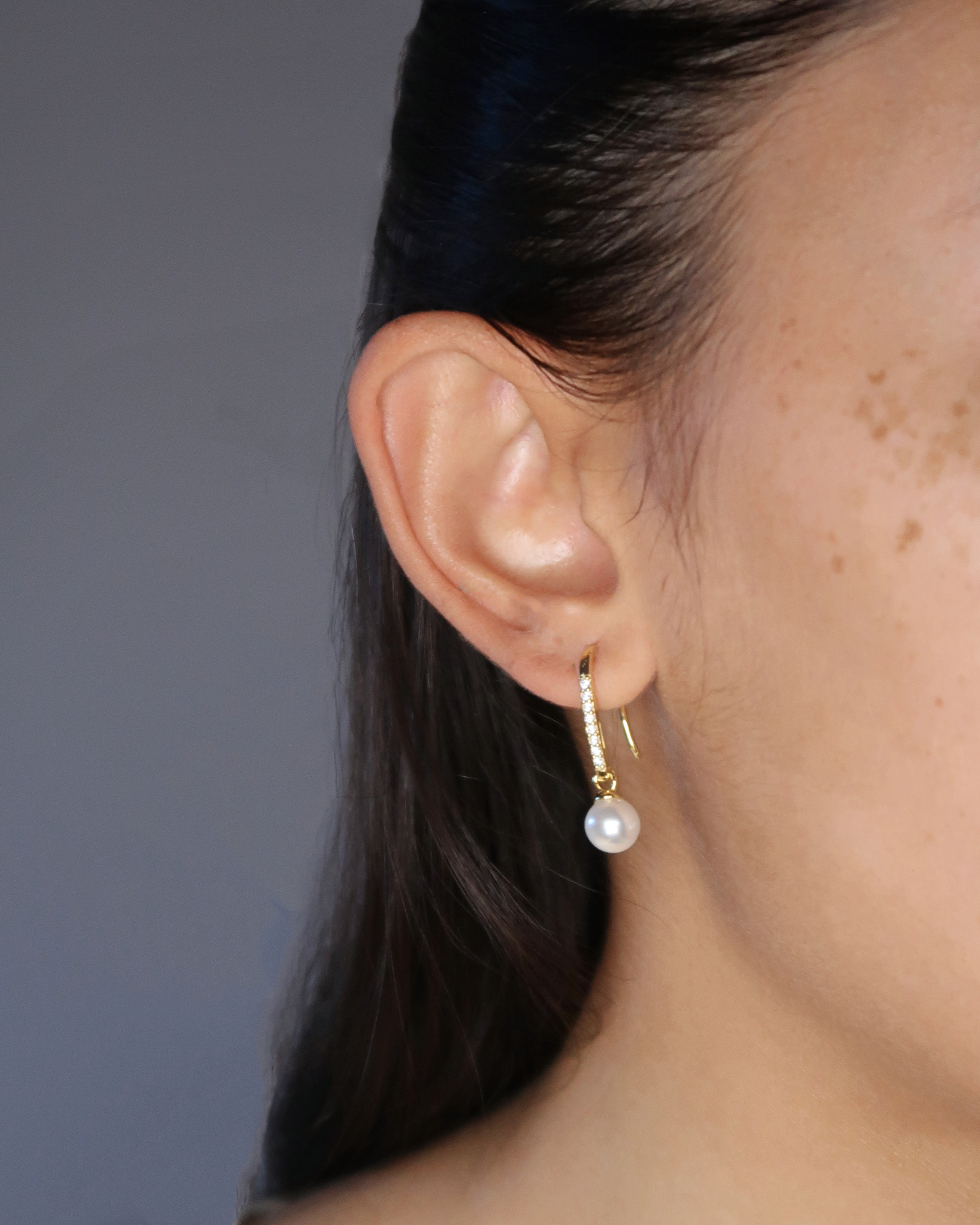 Humbleworks Dolce Zircona Drop Earrings - Gold
