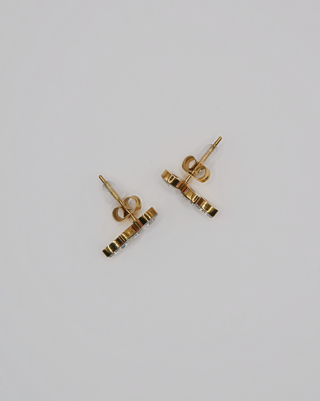 Humbleworks Etta Stud Zirconia Earrings - Gold