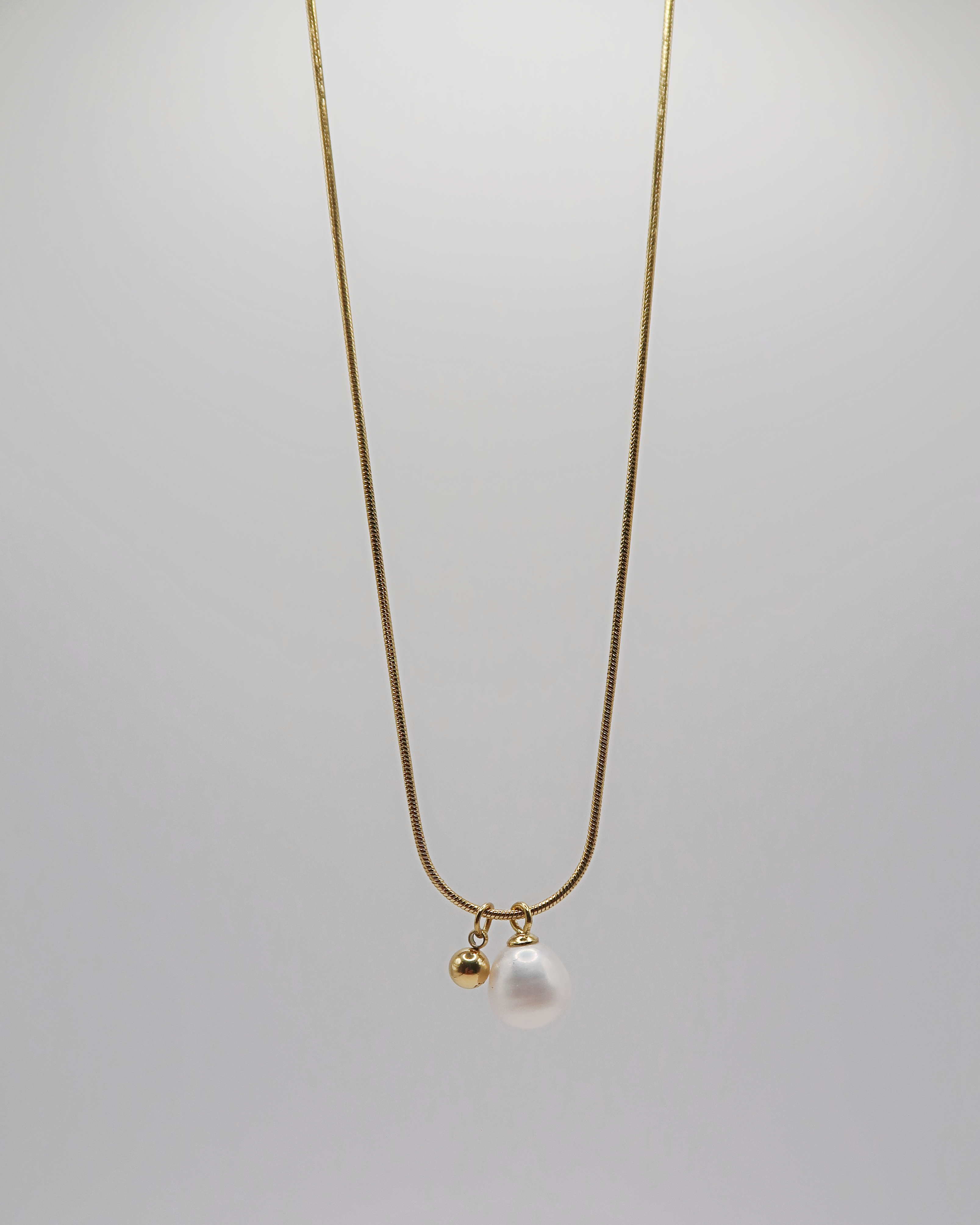 Humbleworks Fitzgerald Pearl Necklace - Gold