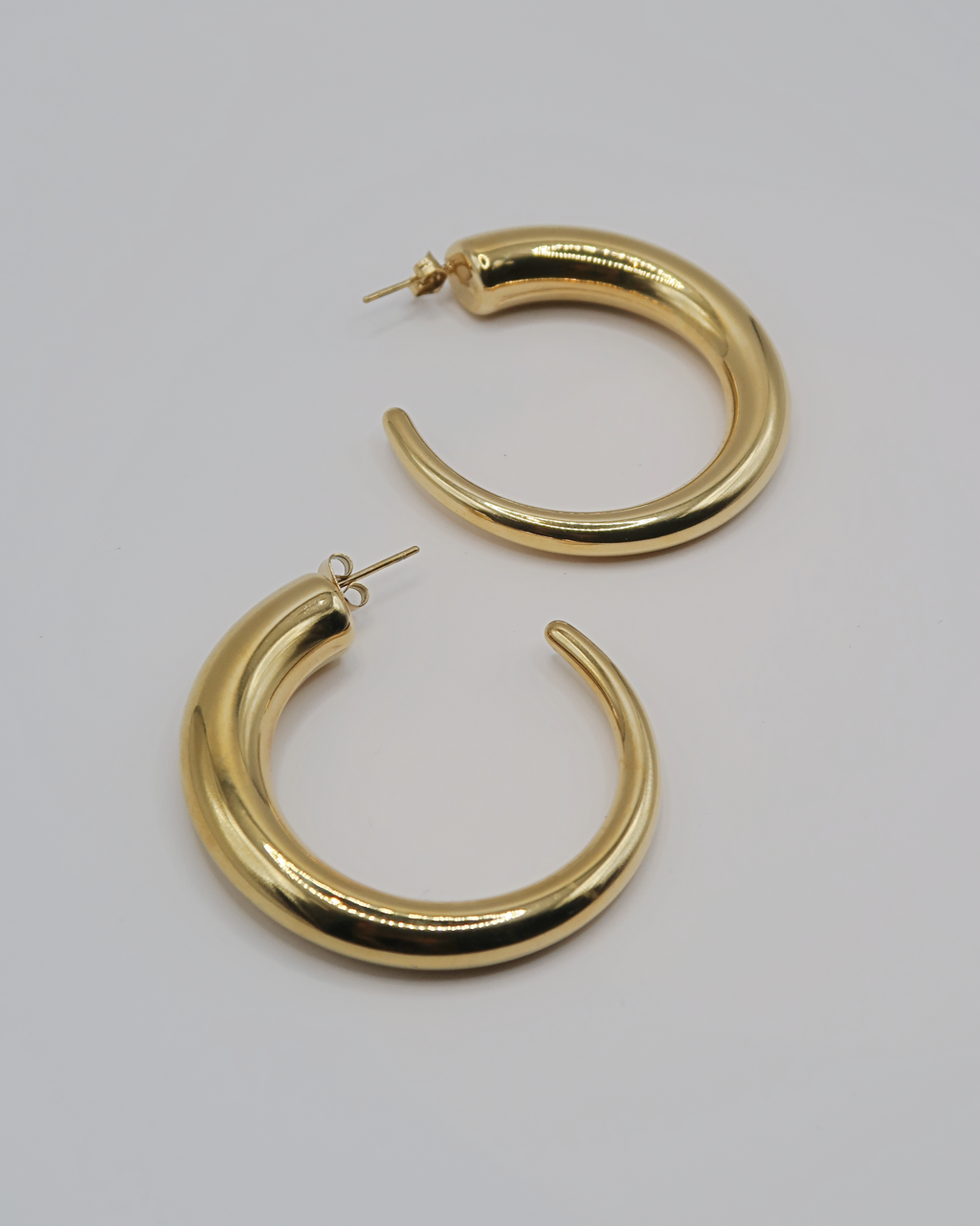 Humbleworks Gardner Statement Hoop Earrings - Gold