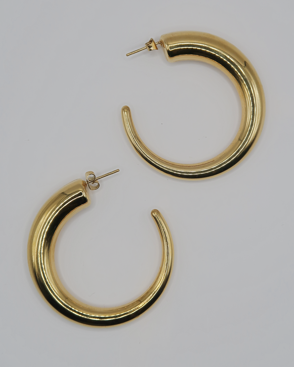 Humbleworks Gardner Statement Hoop Earrings - Gold