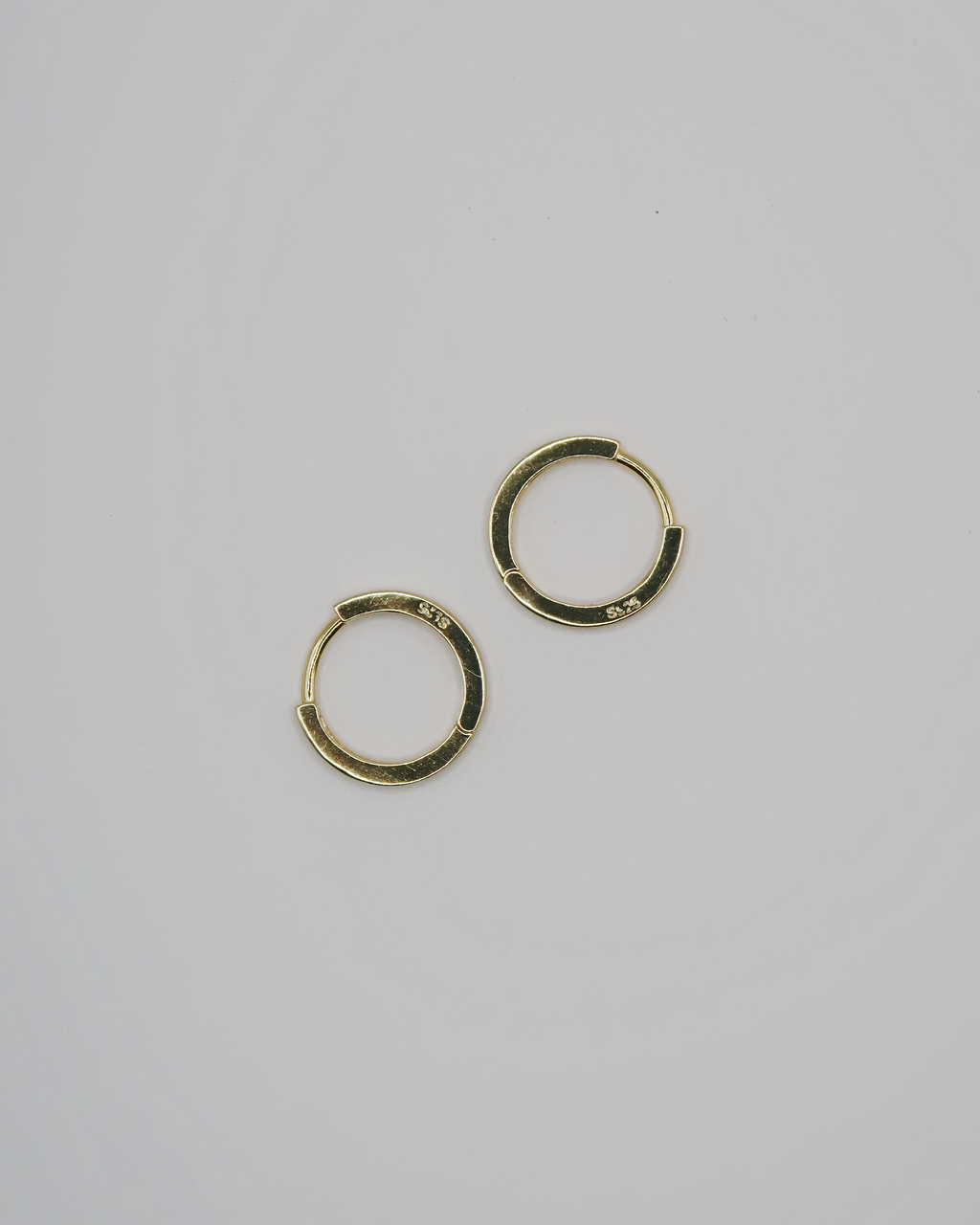 Humbleworks Garner Classic Zircon Hoop Earrings - Gold
