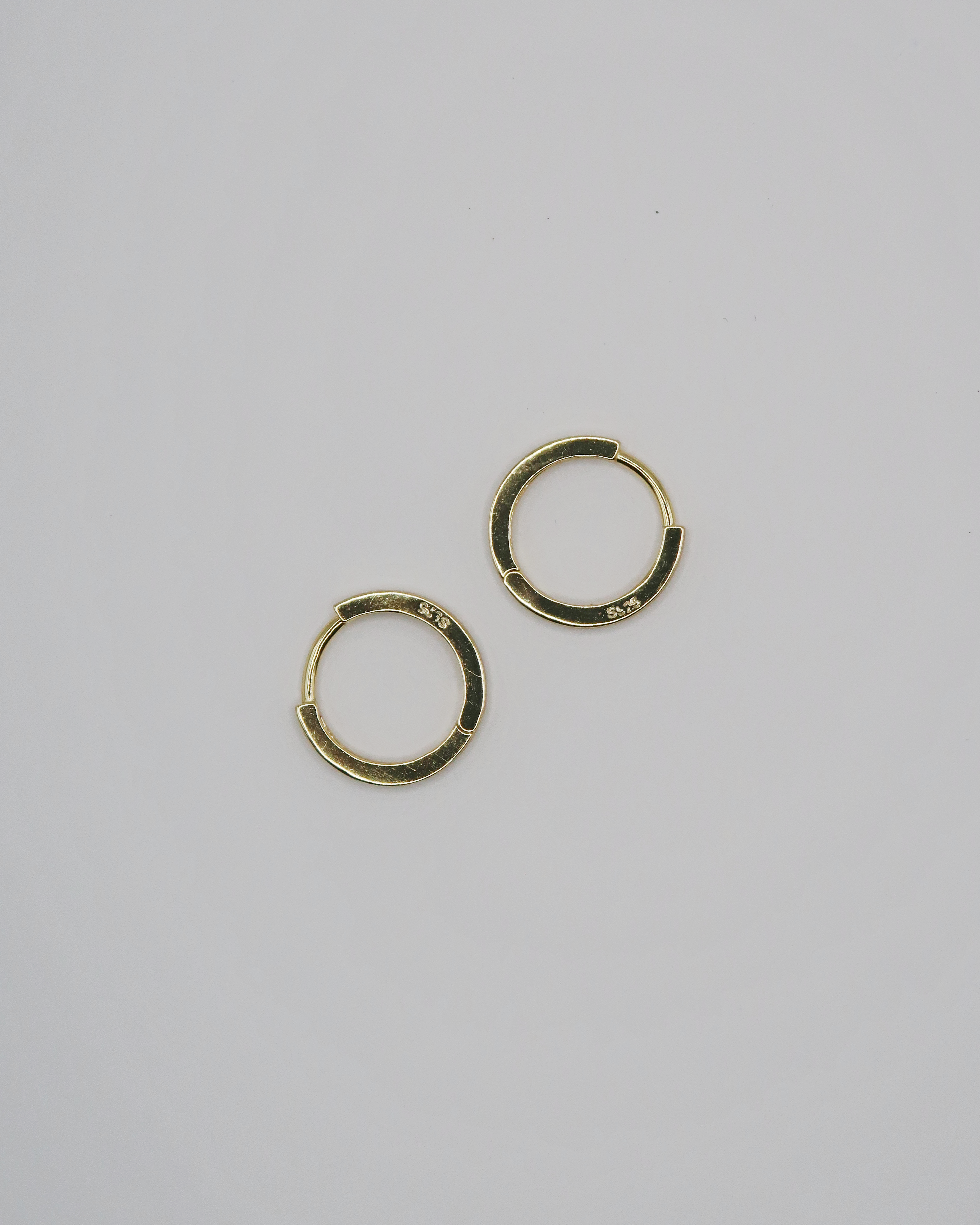 Humbleworks Garner Classic Zircon Hoop Earrings - Gold