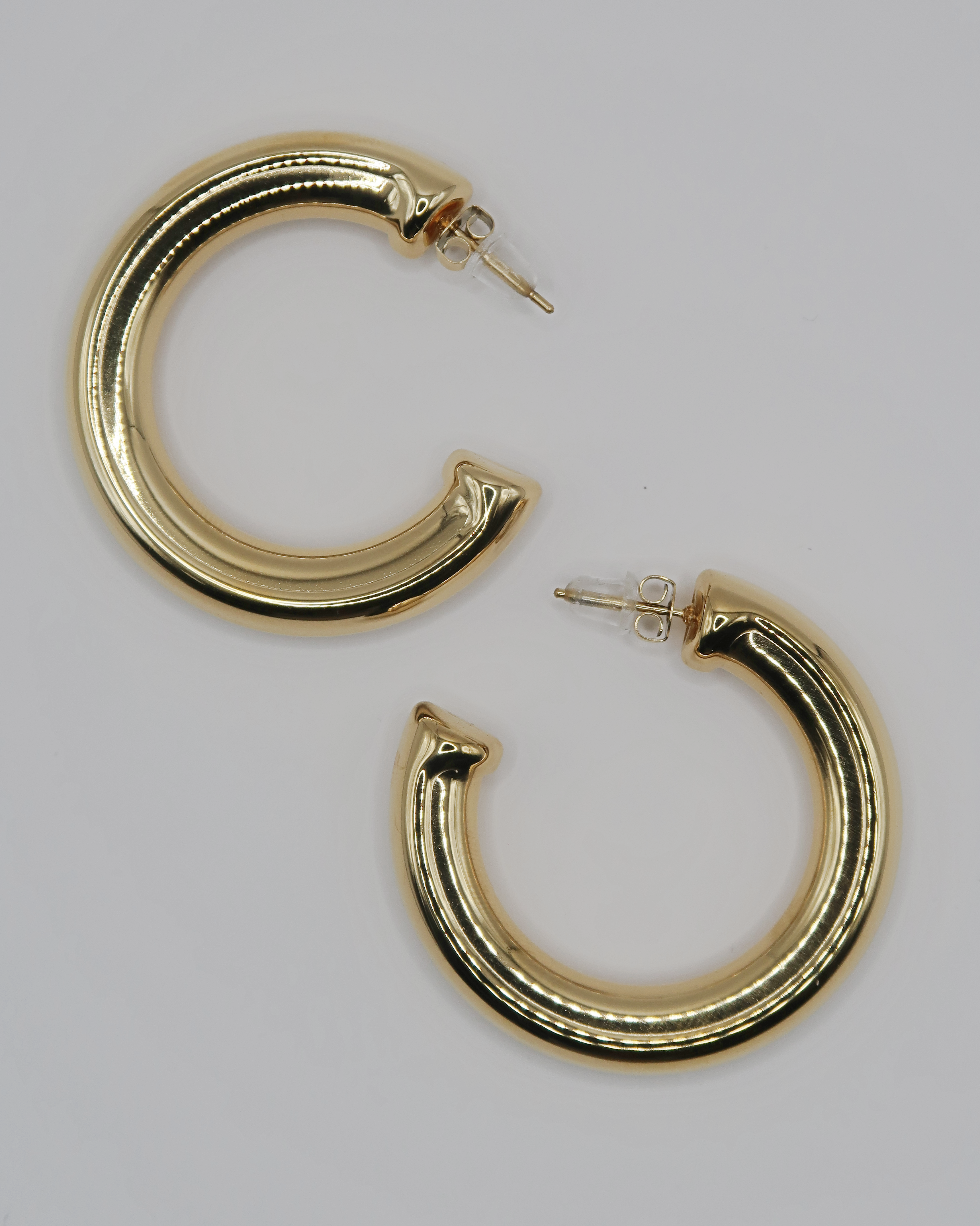 Humbleworks Harlow Round Circle Earrings - Gold