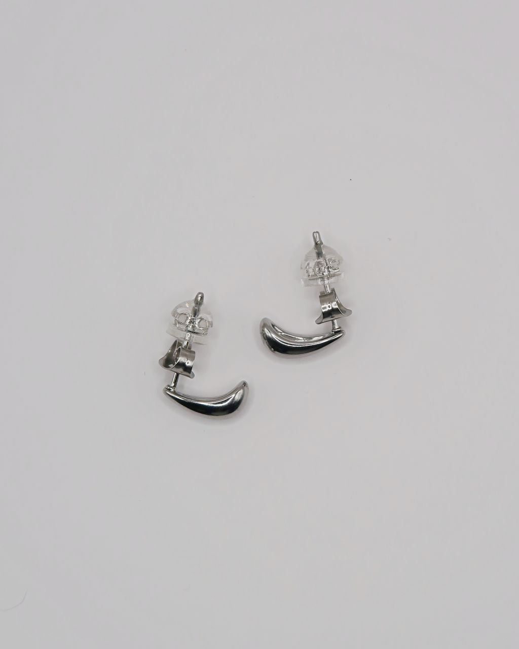Humbleworks Hayworth Small Tear Drop Earrings - Silver