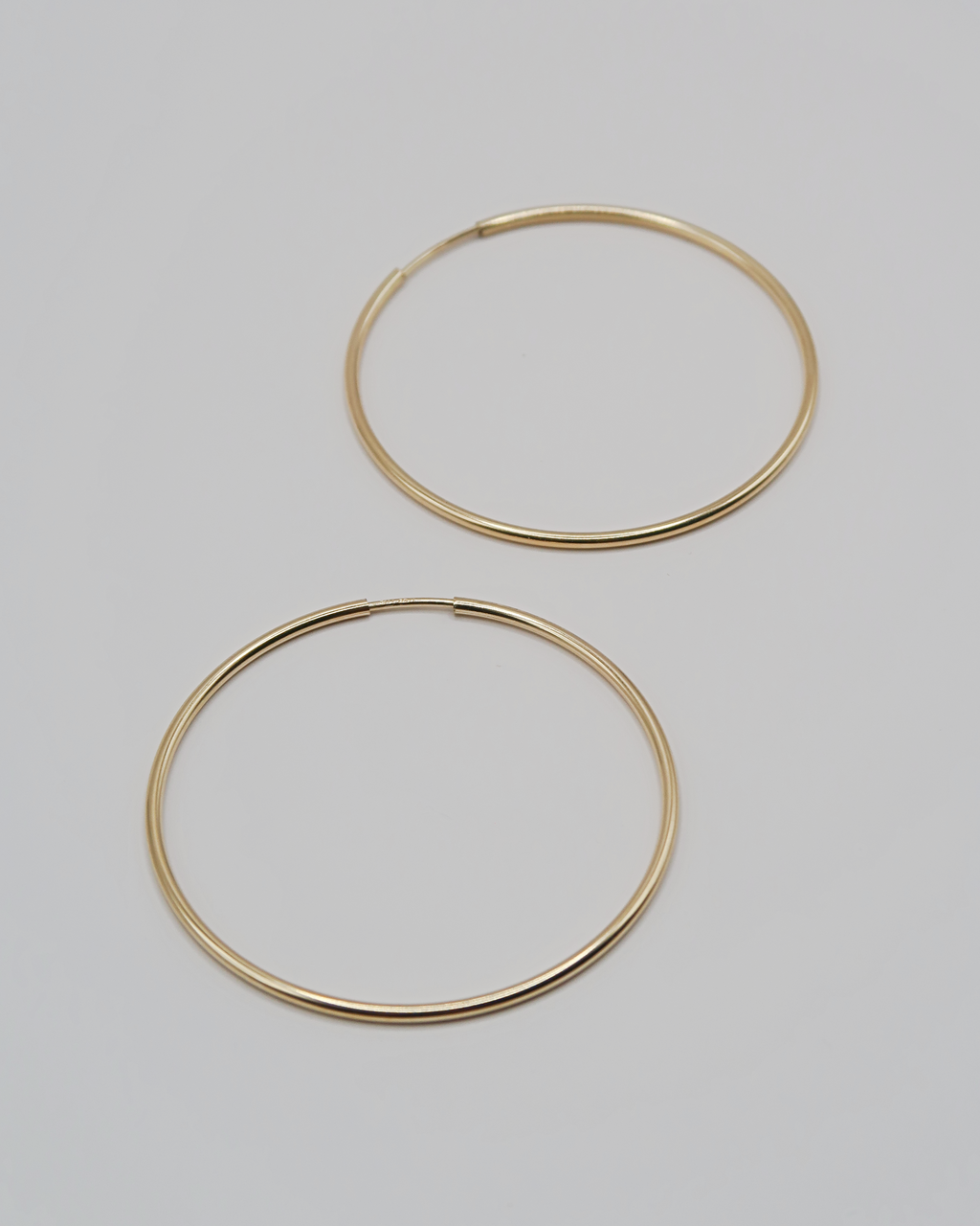 Humbleworks Hunter Fine Hoop 38mm Earrings - Gold