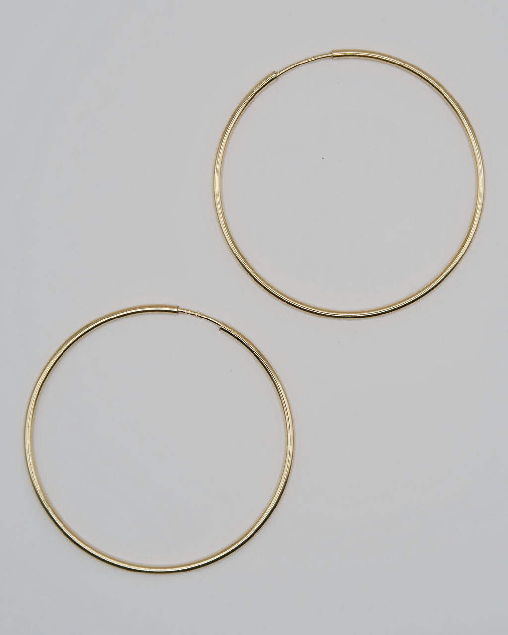 Humbleworks Hunter Fine Hoop 38mm Earrings - Gold