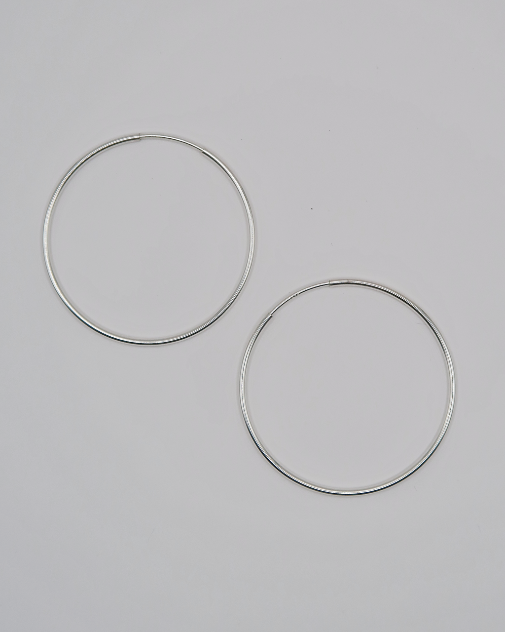 Humbleworks Jolie Fine Hoop 30mm Earrings - Silver