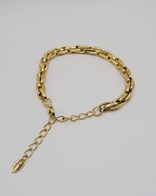 Humbleworks Joplin Cuban Chain Bracelet - Gold