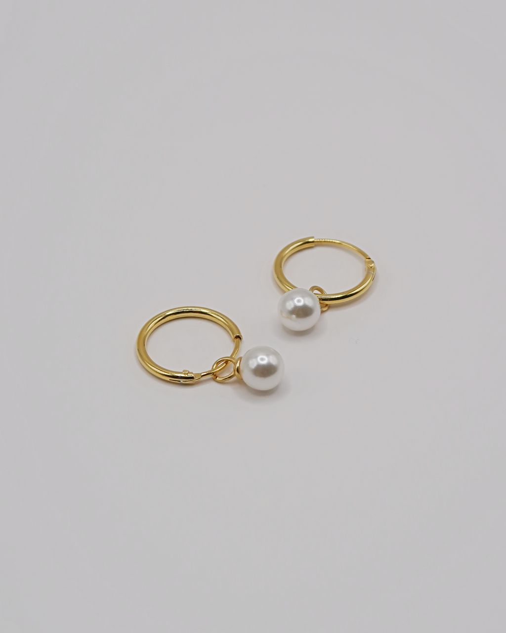 Humbleworks Keaton Pearl Pendant Earrings - Gold