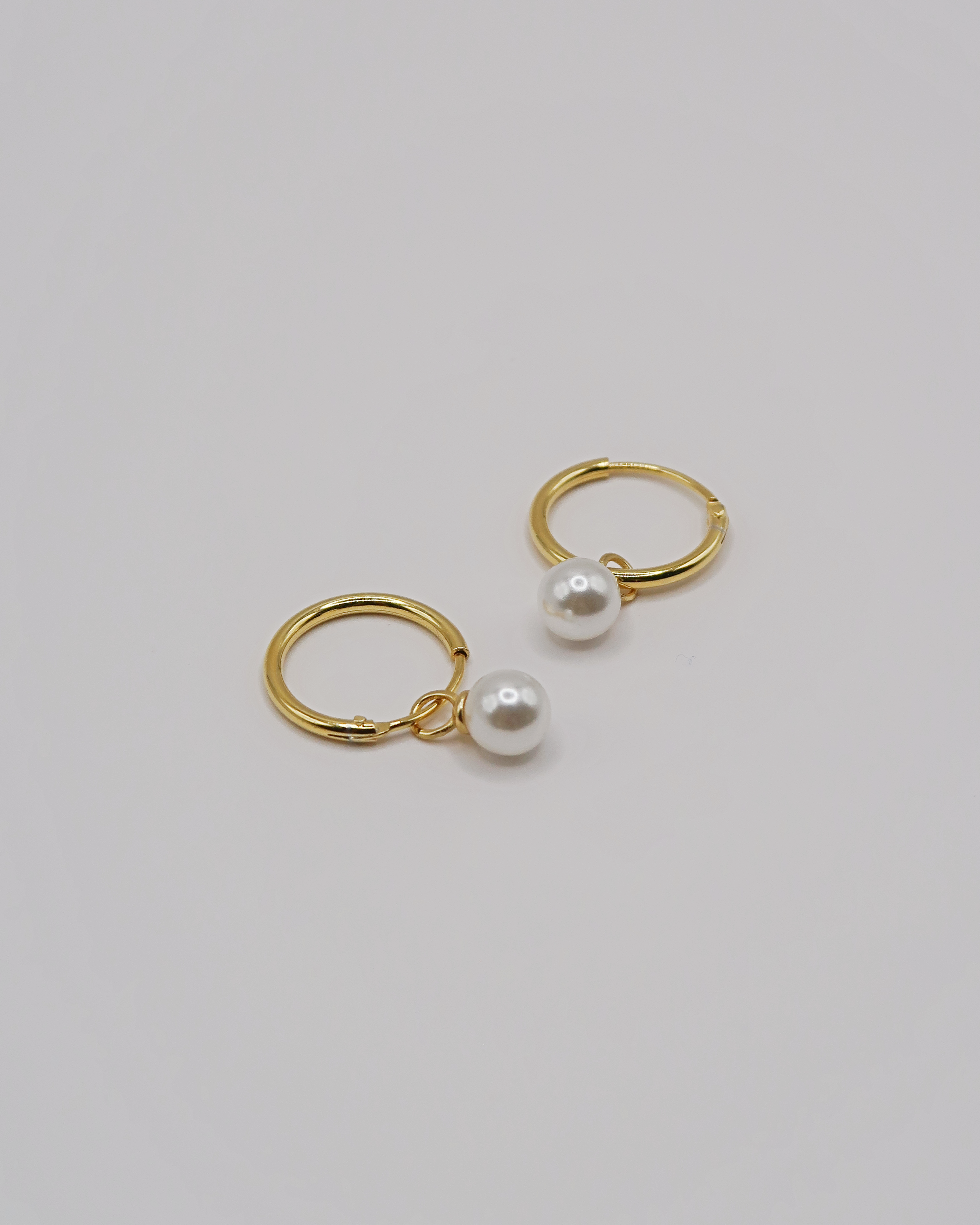 Humbleworks Keaton Pearl Pendant Earrings - Gold